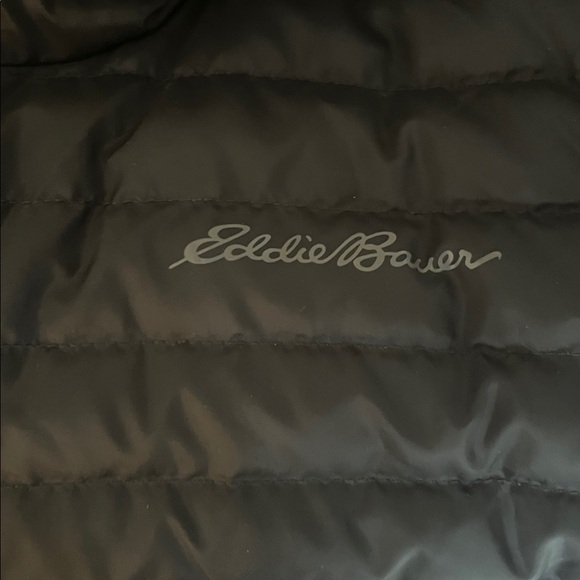 Eddie Bauer Women’s Black Down Puffer Jacket Size XL - Picture 7 of 14